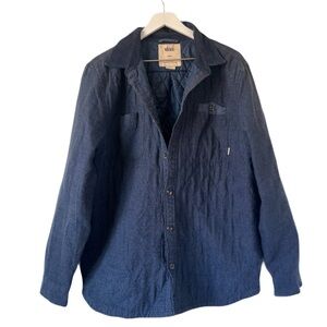 Men’s Blue Vans Quilted Jacket Size Large